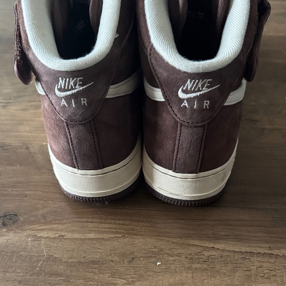 NIKE AF1 Mid Chocolate Suede | 10 | Air Force 1 - Picture 6 of 10